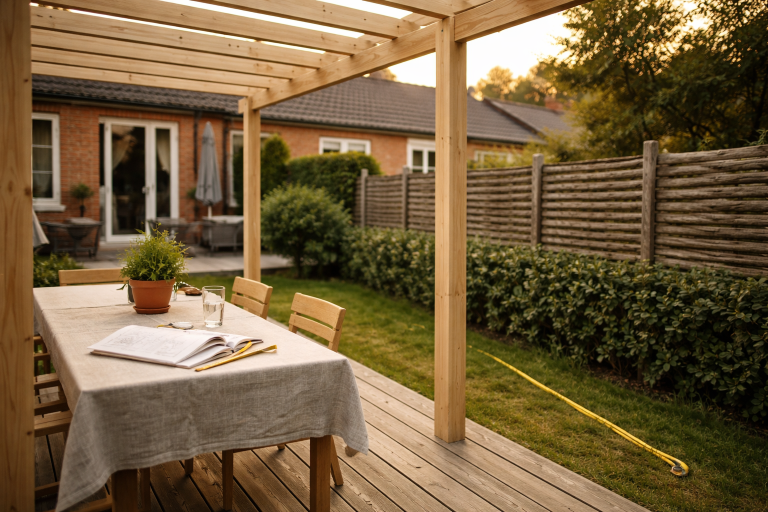 Hvor tæt på skel må din terrasseoverdækning stå? 6 realistiske scenarier