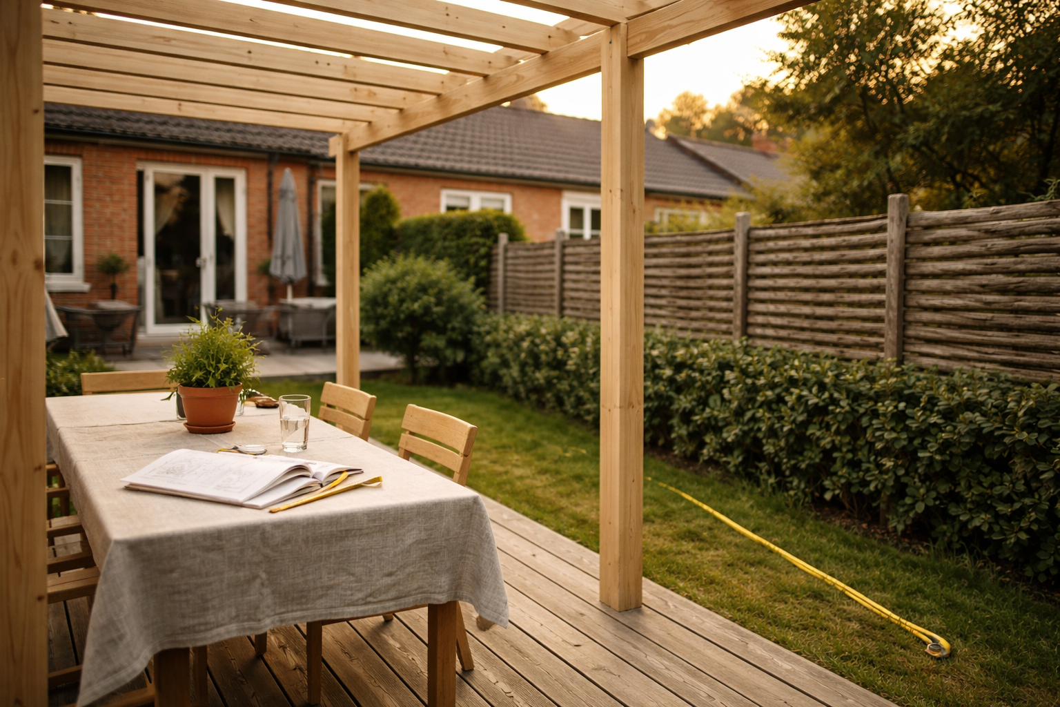 Hvor tæt på skel må din terrasseoverdækning stå? 6 realistiske scenarier