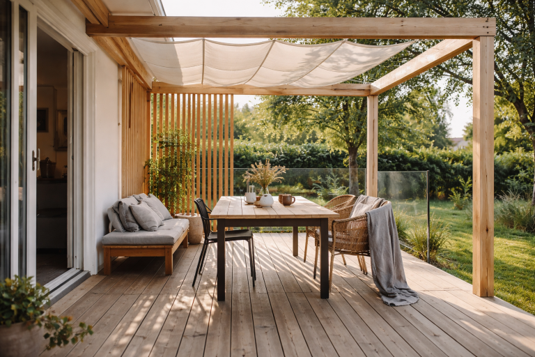 Læ på terrassen uden klaustrofobi: 8 smarte løsninger der stadig giver luft