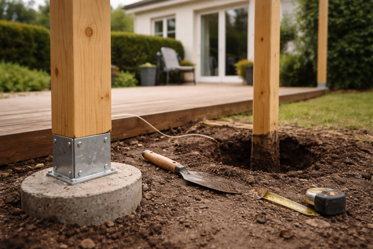 Pergola-stolper: I jord eller på stolpesko? Sådan vælger du rigtigt