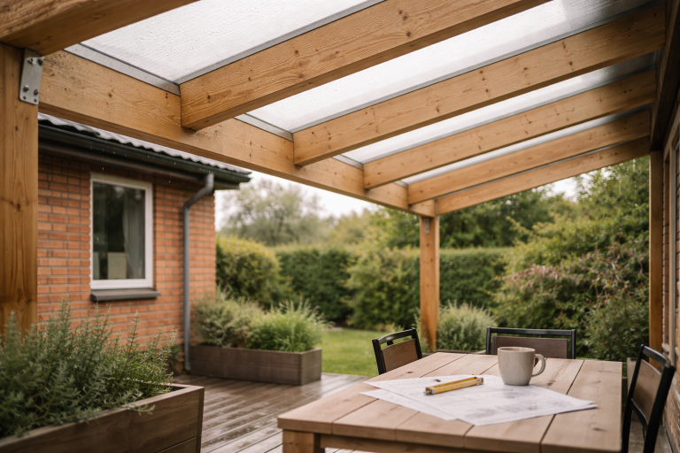 Polycarbonat på terrassen: sådan undgår du de klassiske fejlvalg