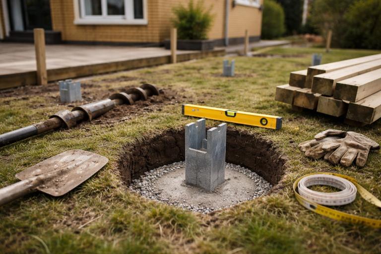 Punktfundament til pergola: Sådan undgår du skæve stolper efter første vinter