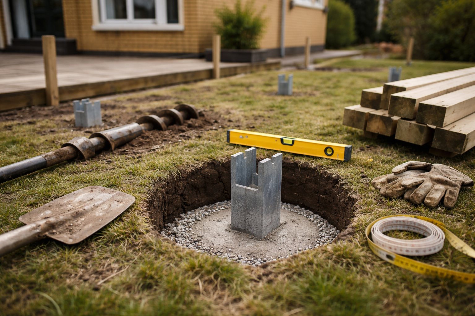 Punktfundament til pergola: Sådan undgår du skæve stolper efter første vinter