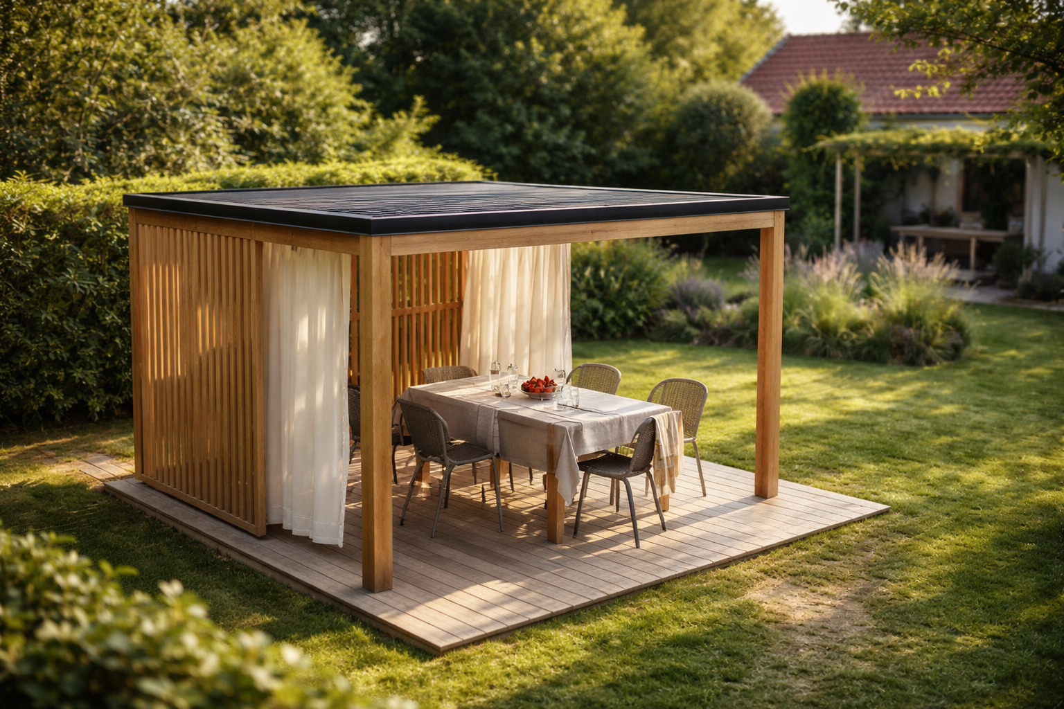 Pavillon i haven: sådan vælger og placerer du den rigtigt
