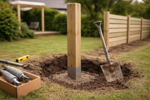 Stolper til hegn og pergola uden beton - sådan får du en stærk forankring